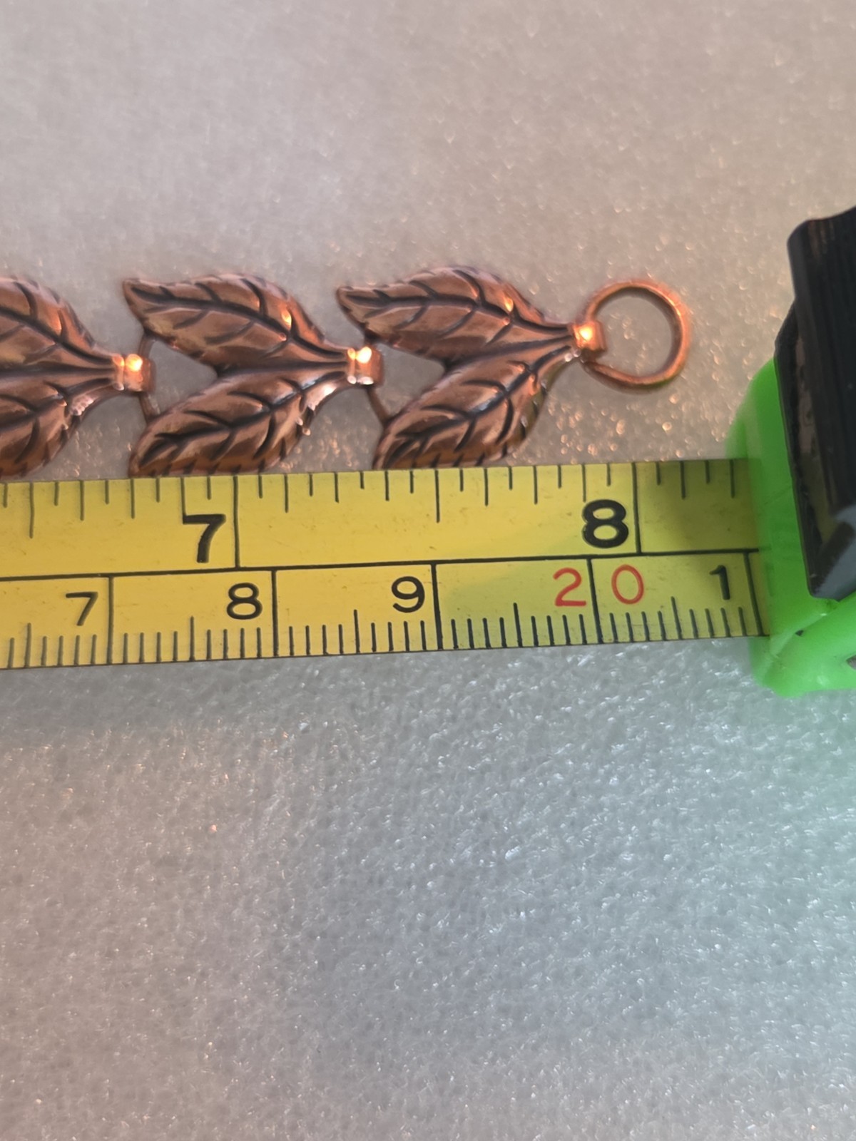 Copper Leaf Wreath Bracelet