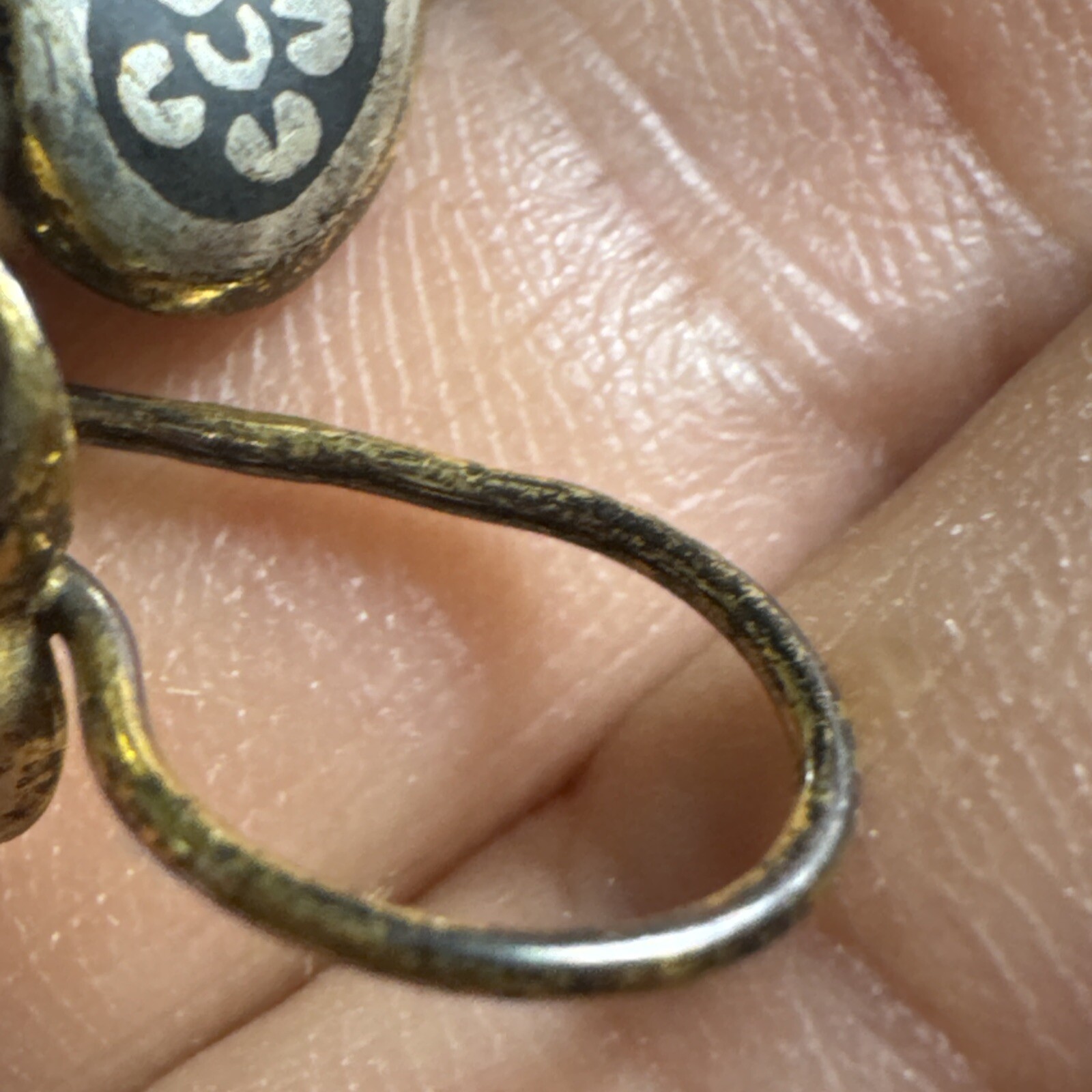 Vintage Soviet USSR silver 875 Gold plated ring Floral Earrings Set 80’s Kubachi