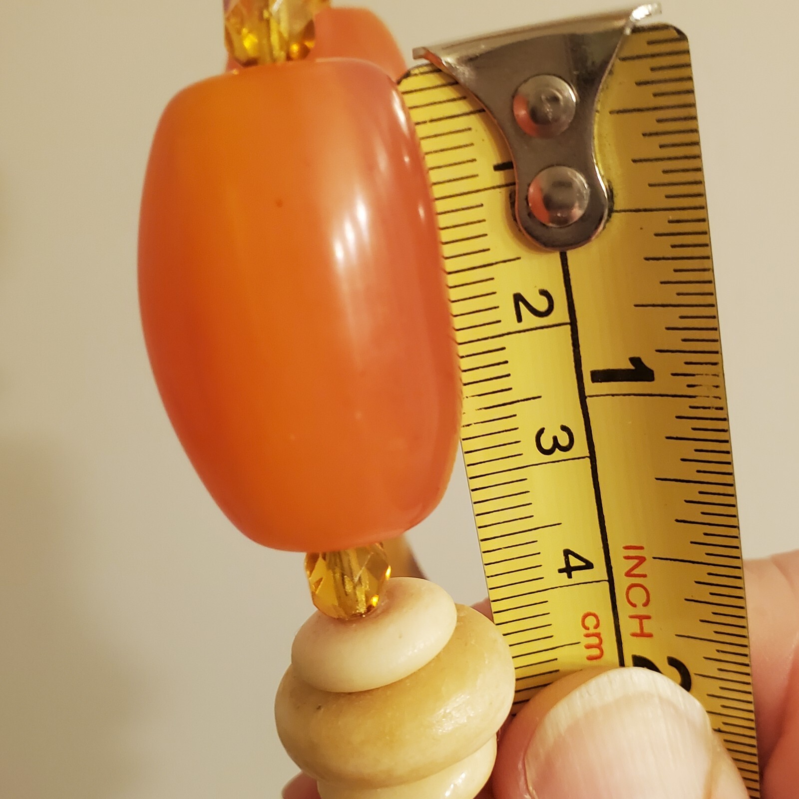 Bead Necklace Carnelian Agate Bone Crystal Butterscotch Egg Yolk Amber Beads UV