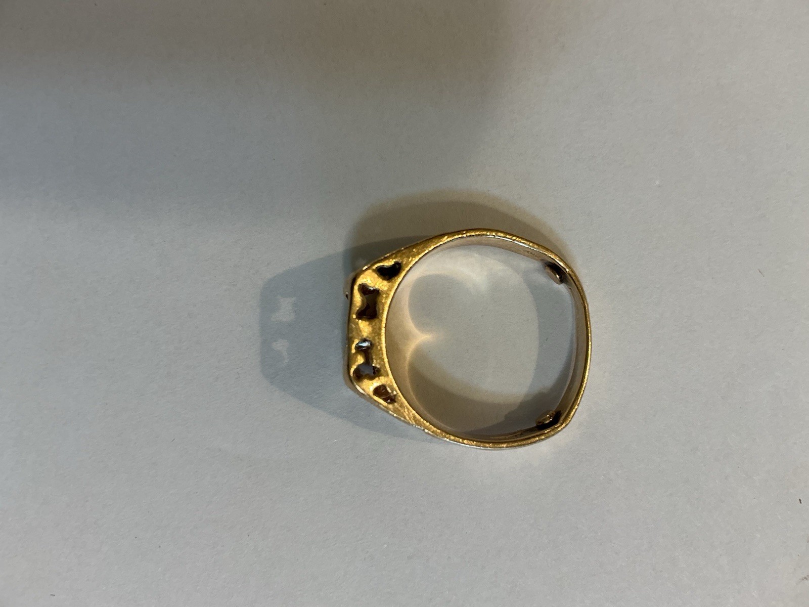 Men’s Vintage 14K Yellow Gold Diamond Solitaire Ring 0.35 CT 5.1g Size 8 RPD
