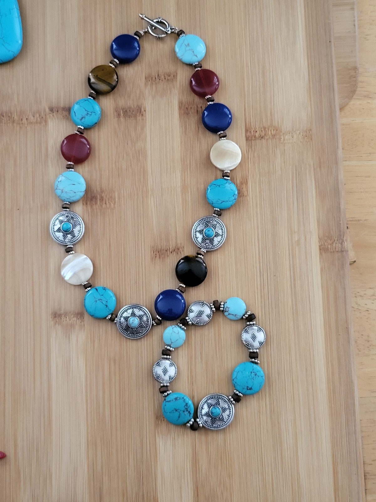 Southwest Jewelry Mixed Lot Costume Genuine Semi Precious Stone Faux Turquoise