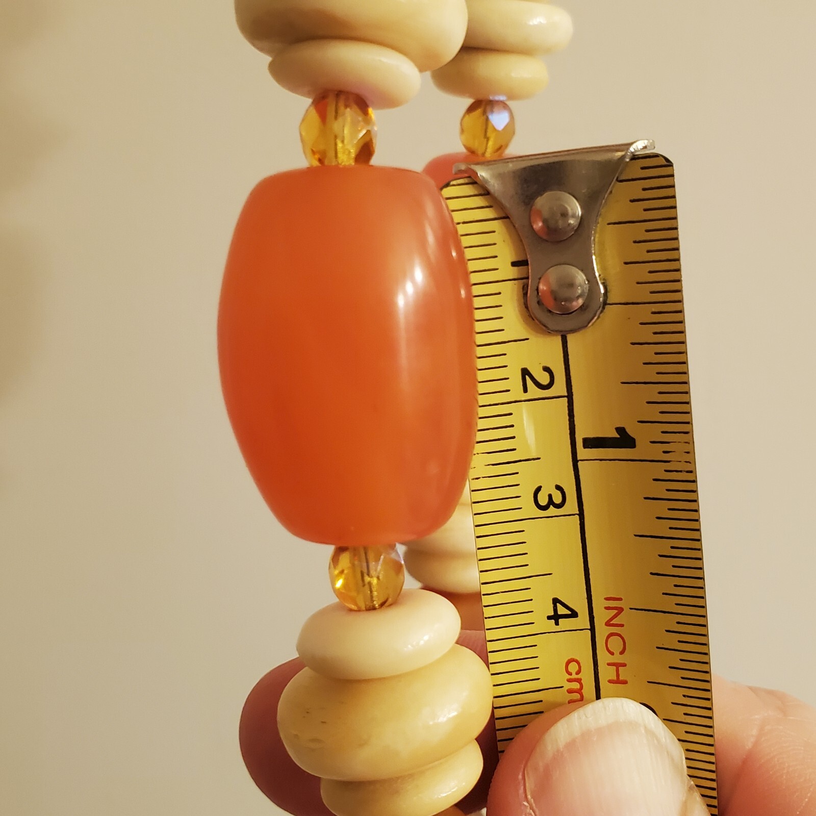 Bead Necklace Carnelian Agate Bone Crystal Butterscotch Egg Yolk Amber Beads UV