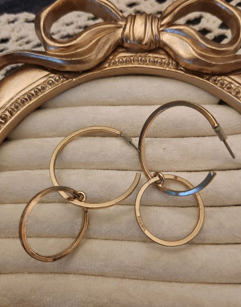 3 Pair Of Vintage Mixed Metal Dangle Earrings 1 Pair Sugarfix