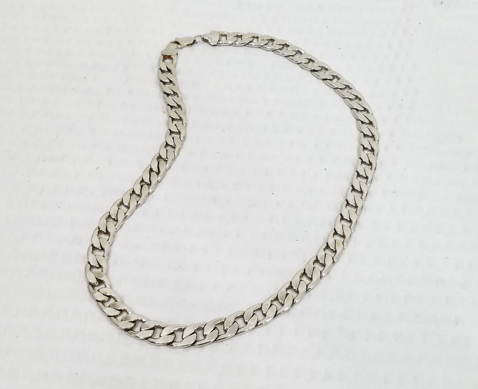 Vintage Polished Stainless Steel Unisex 10 mm Miami Cuban Chain Link Necklace