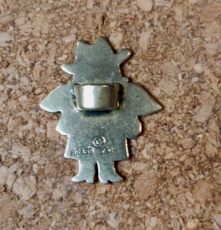 Jeep Collins Brass LARGE Statement Pendant Women Guardian Angel Cowgirl Jewelry