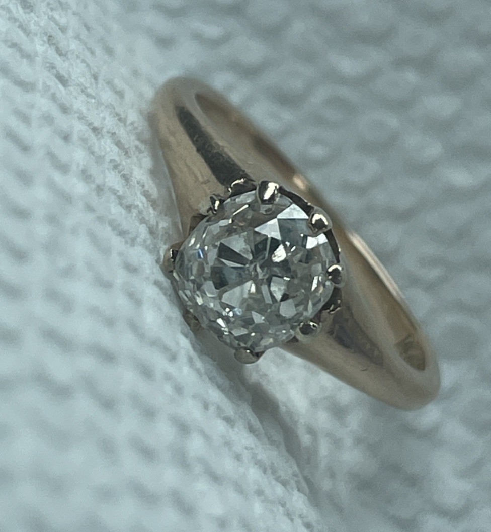 Vintage Diamond Ring – 1.32CTW Old European Cut