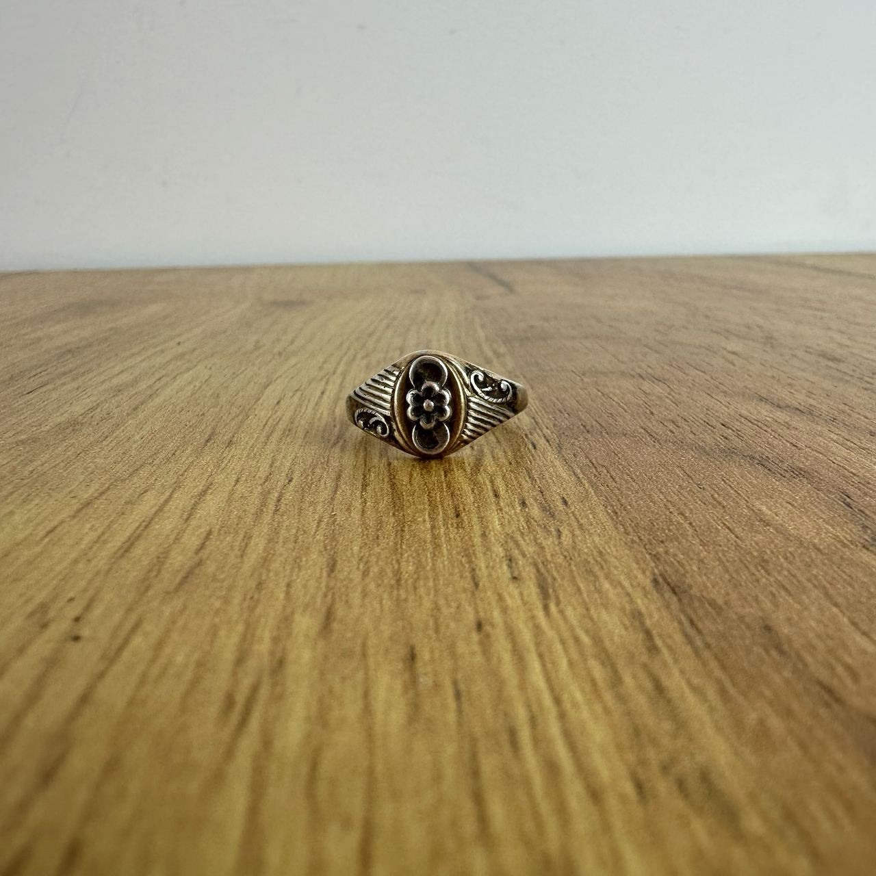Vintage Soviet RING Silver ⭐875 mark Star of the USSR, Women’s jewelry, flower