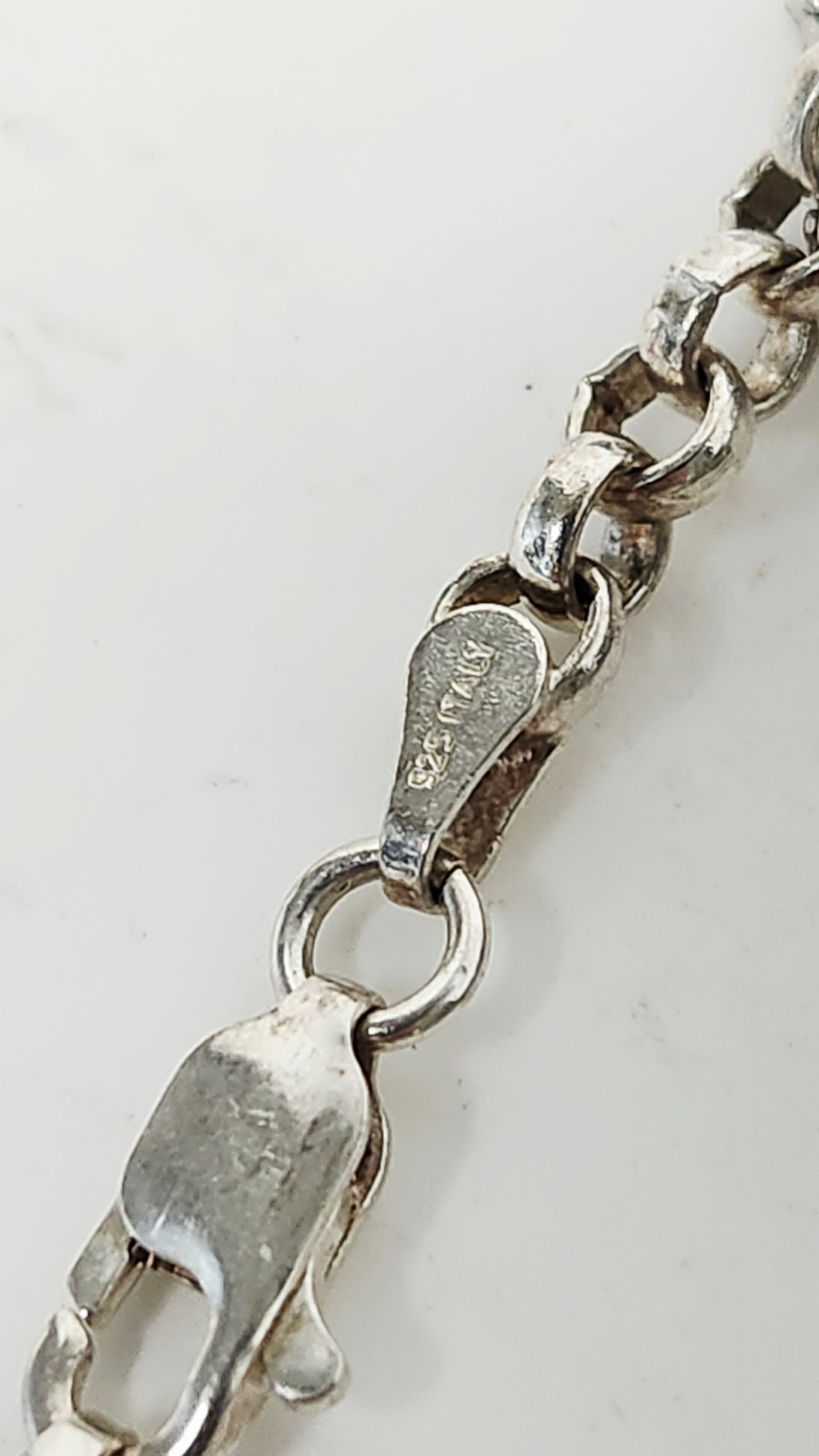 Vintage SJC Sterling Silver Link Charm Bracelet Heavily Loaded 18 Charms – 44g