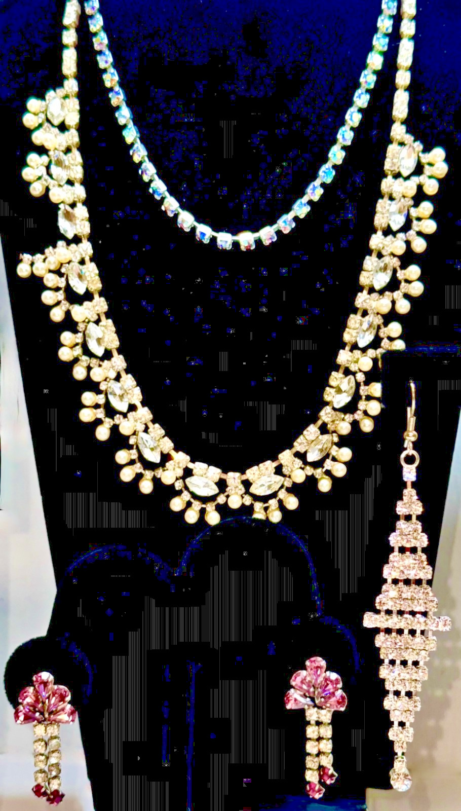 NICE! HUGE ALL SILVERTONE VINTAGE JEWELRY LOT-50 PC-MONET-CHICOS-WEISS-TRIFARI++