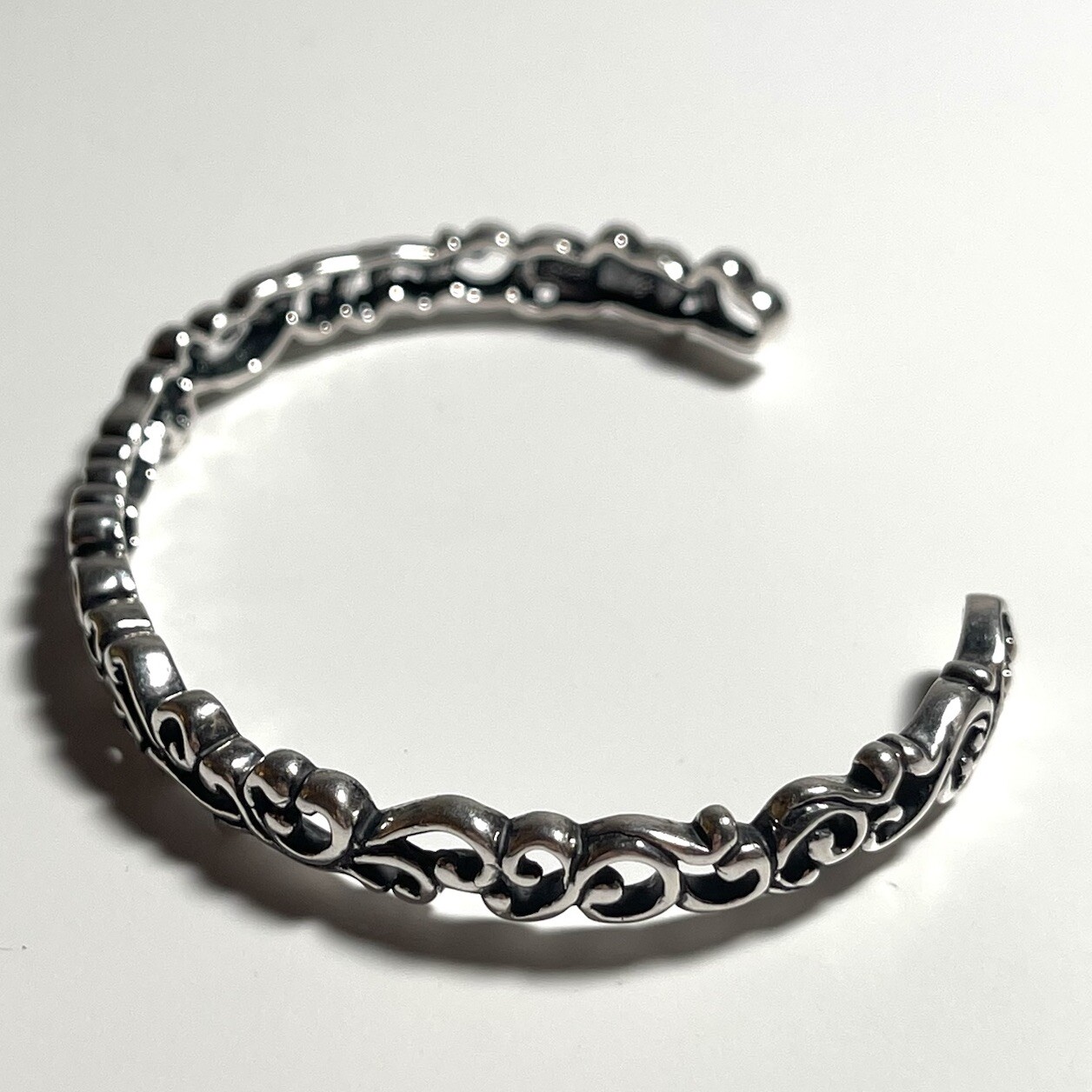 Vintage Silver Ornate Bangle By Carolyn Pollack Sterling Bangle Cuff .925 – B19