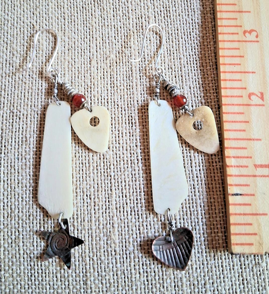 Tribal Tabra Long Earrings 1980’s