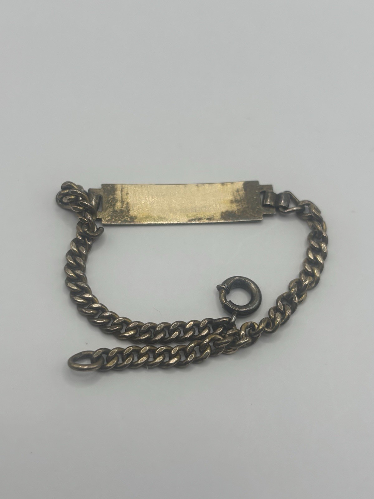 WW2 ID bracelet 1/20 12K Gold On SS
