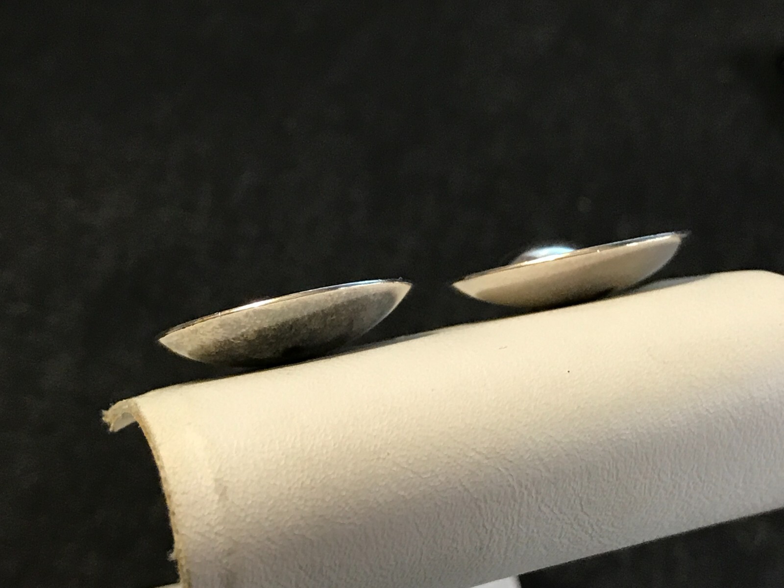 Sterling Silver Modernist Designer N E FROM Screw Back Earrings ~ Denmark