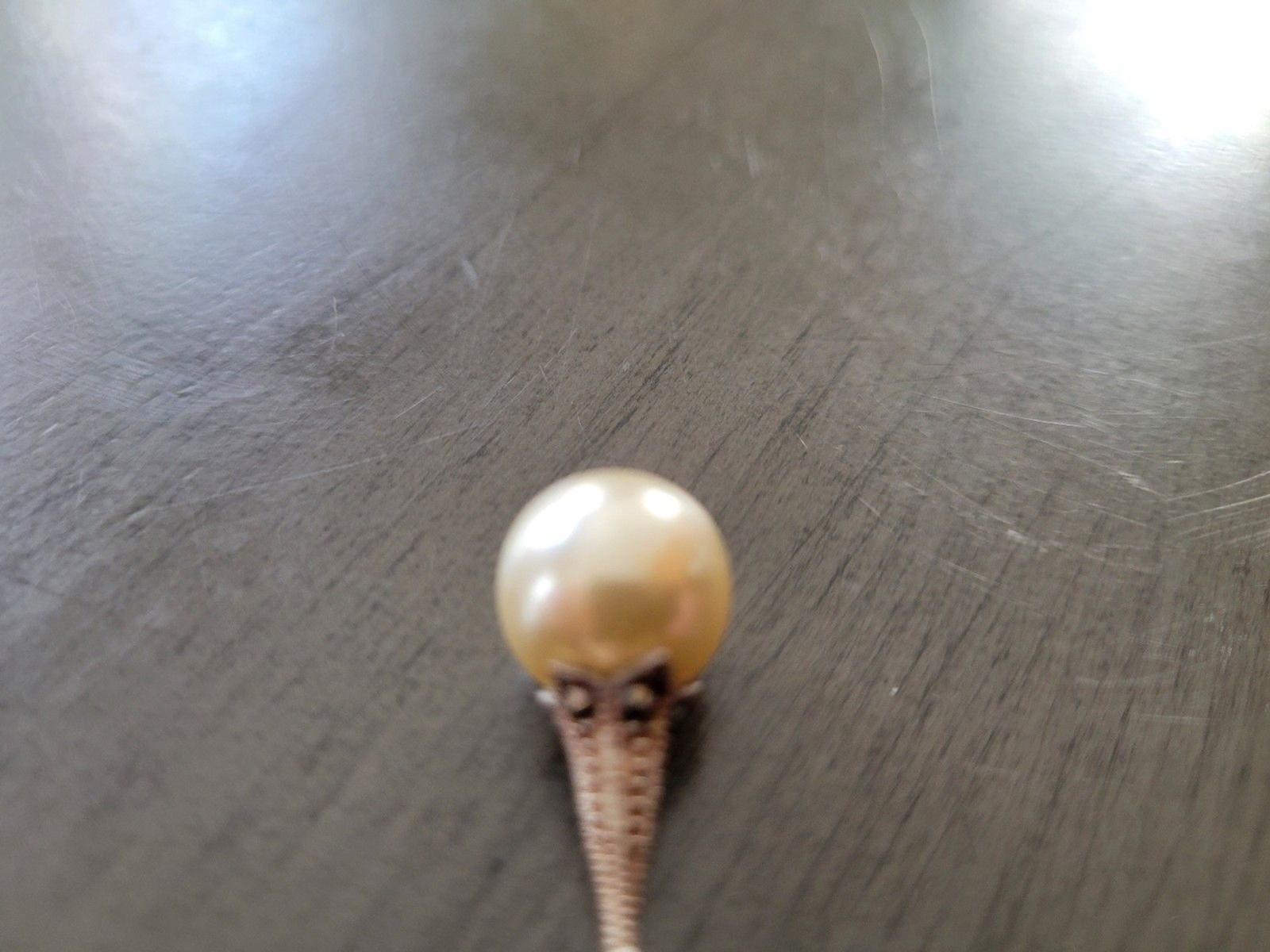 Beautiful pearl and marcasite pendant