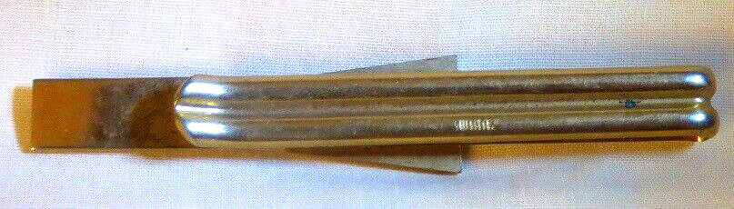 3 Vintage 1930s Late 1950s-Early 1960s Tie Slide Bars Clips Art Deco Bead Enamel