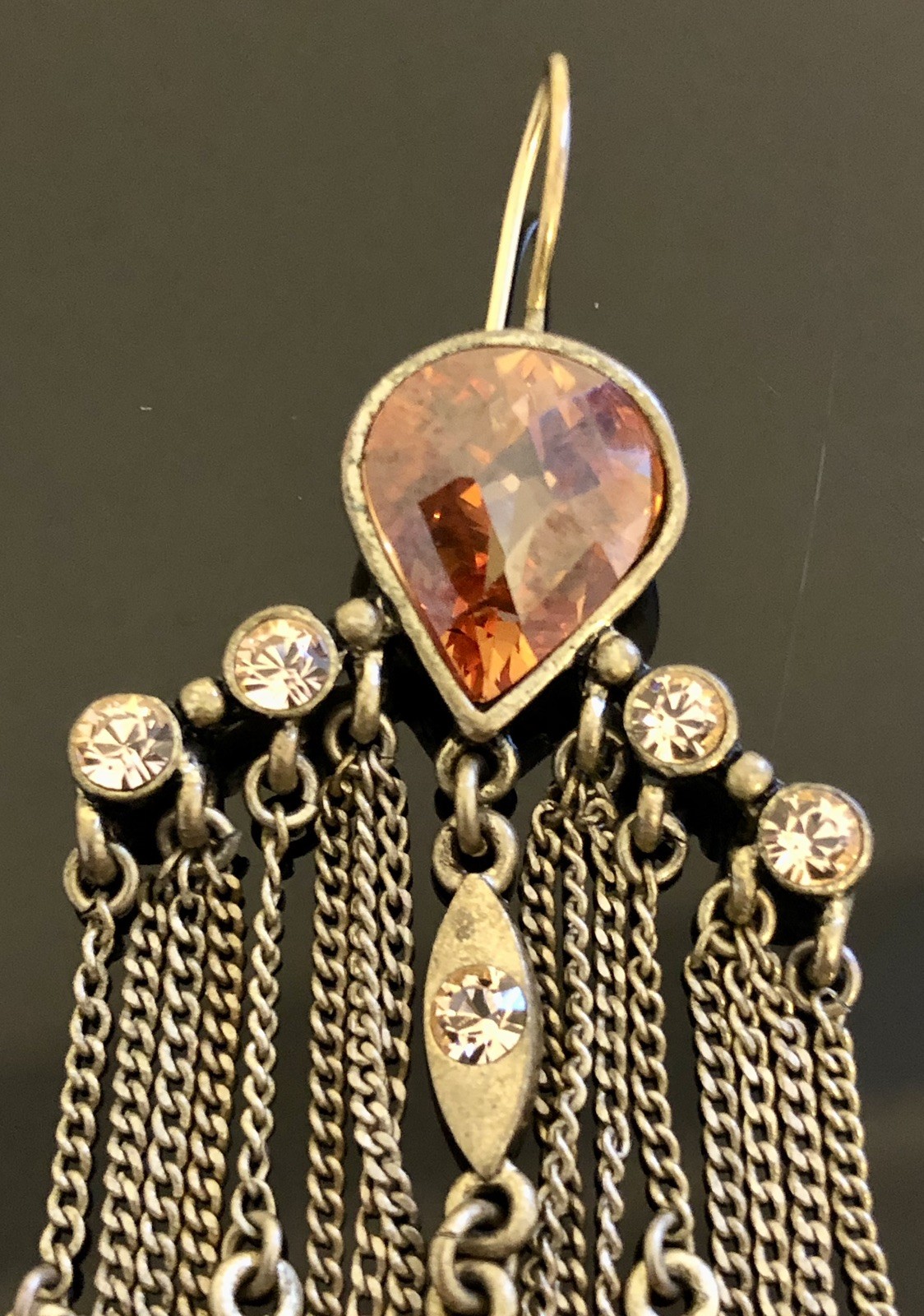 Chain Dangle Chandelier Earrings Vintage Style