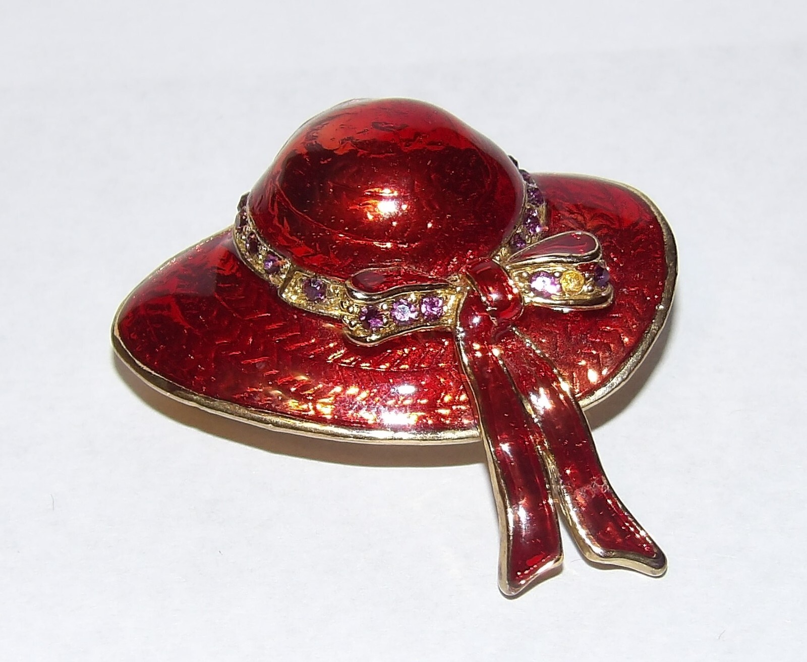 Red Hat Society brooch pin