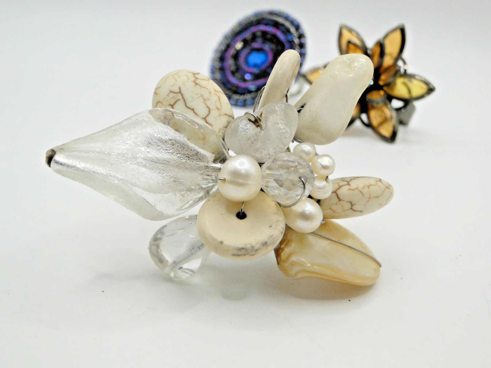 Lot of Eight Unique Vintage Expansion Rings