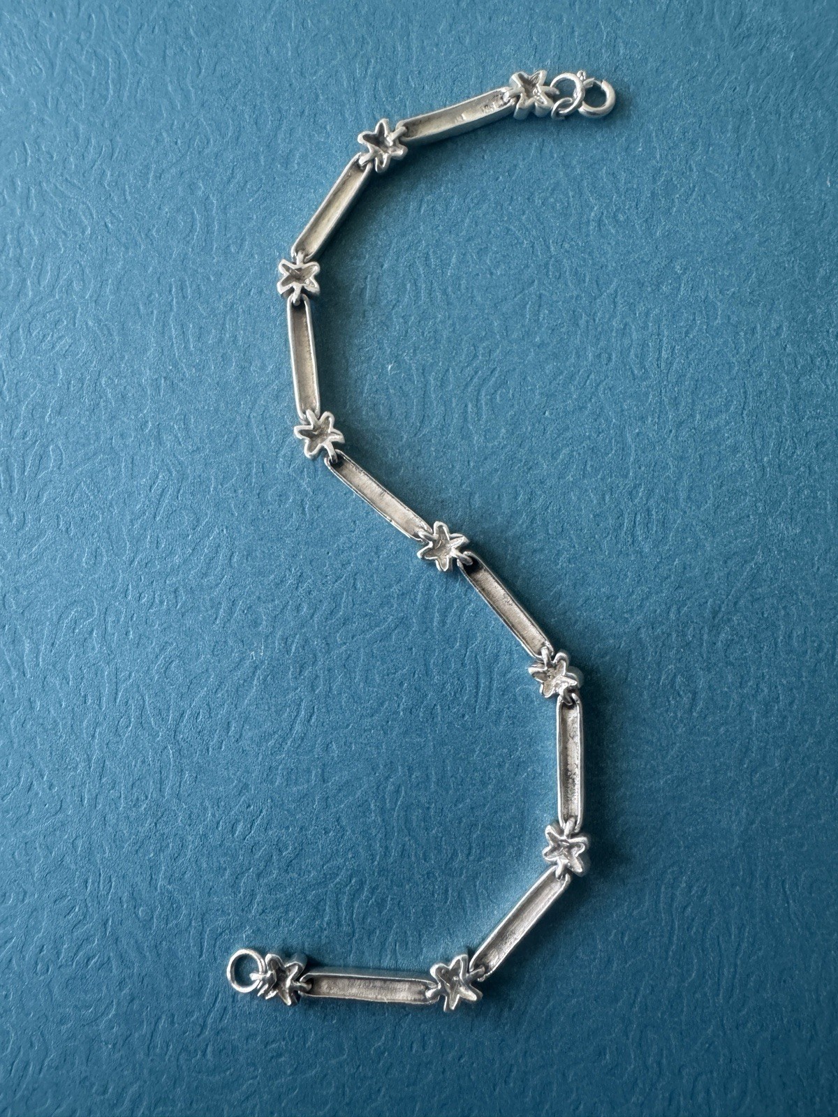 VINTAGE DBJ Designer .925 Sterling Silver & Marcasite Panel Bracelet