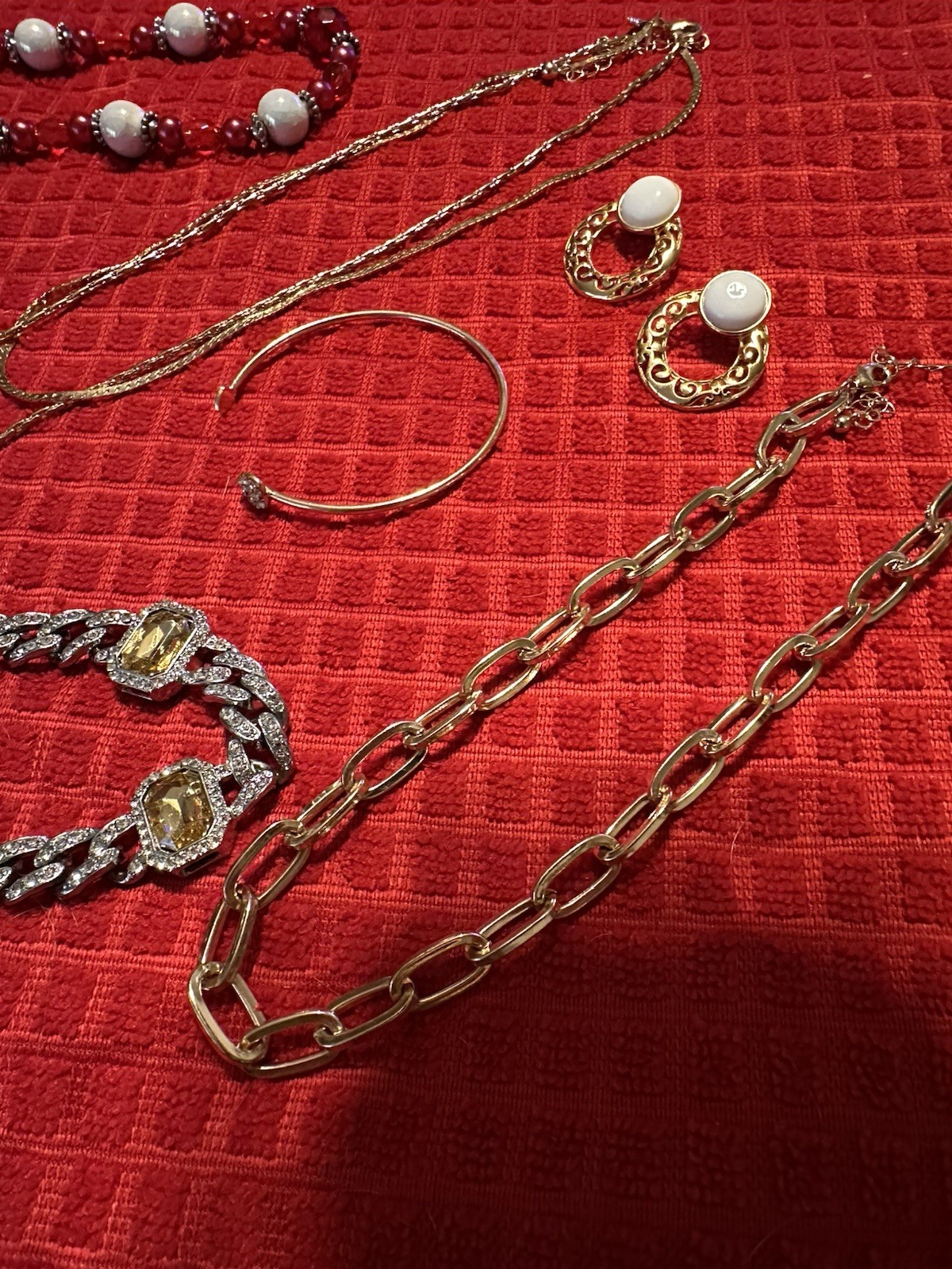 Vintage Costume Jewelry ALL WEARABLE used Lot Some Signed