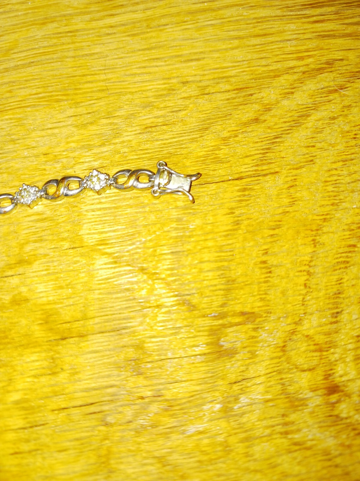 VINTAGE / MODERN – SIGNED PAJ BB CHINA – SILVER TONE BRACELET WITH SAFETY CLASPS