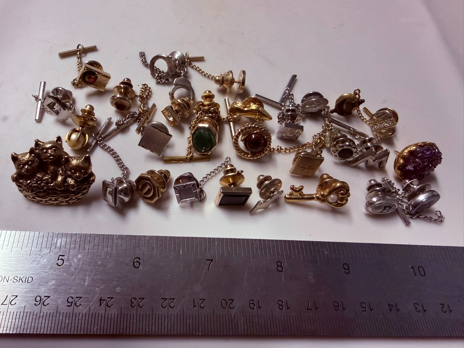 Collection Lot Amazing Variety Vintage + Modern Tie Tacks #Decoration – V12