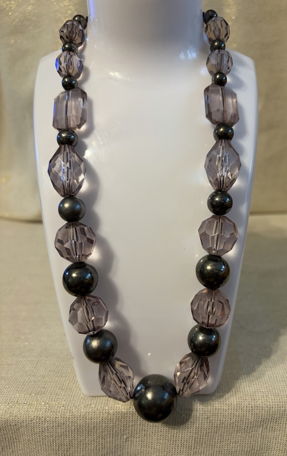 Vintage Graduated Beaded Necklace