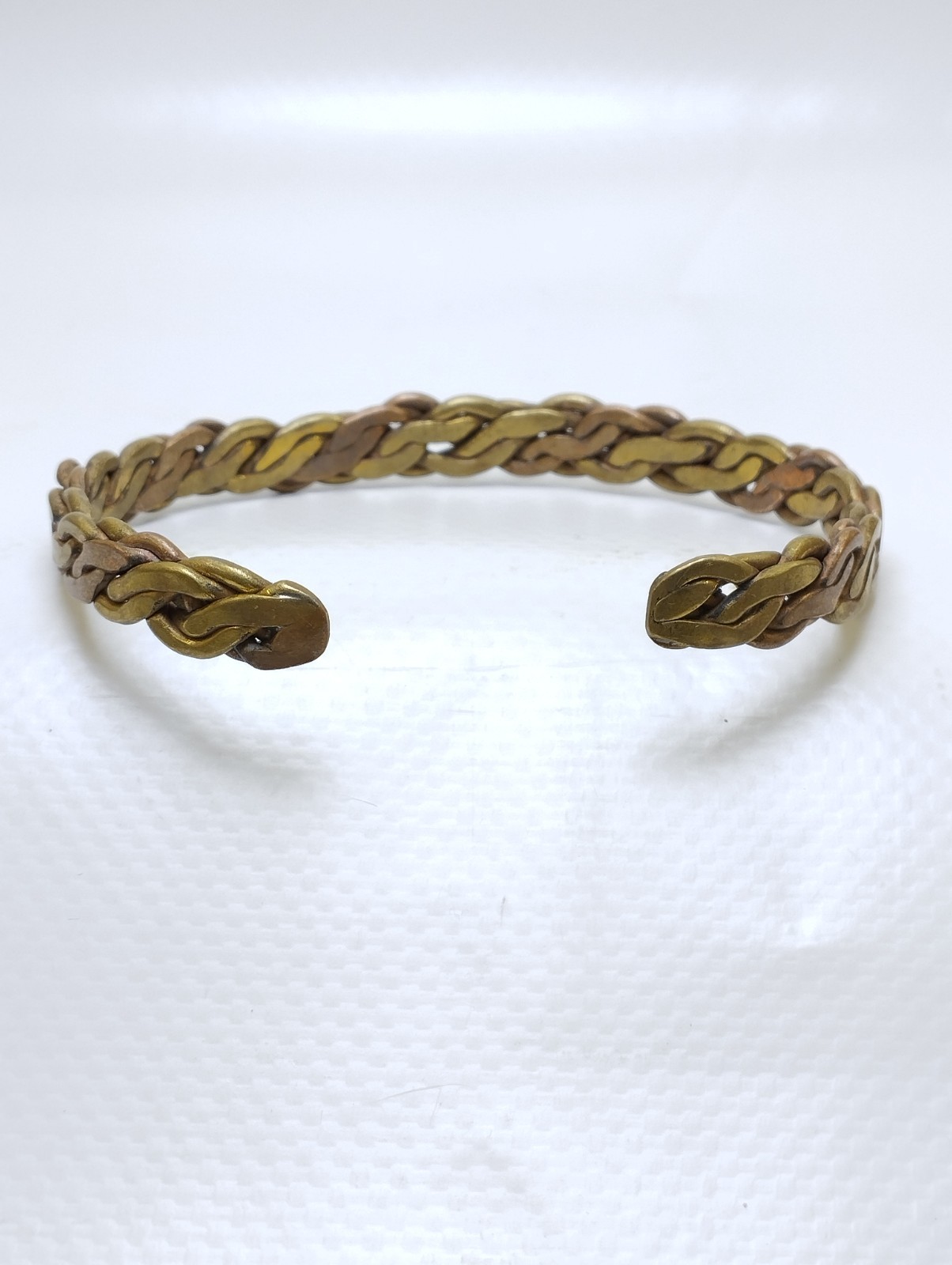 FANTASTIC RARE BOHEMIAN BERBER BRONZE TWISTED BRACELET – TENSION BANGLE BRACELET