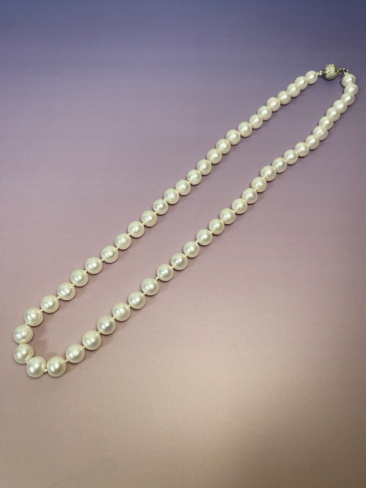 Vintage Cultured 7-8mm Pearl Necklace 45cm L