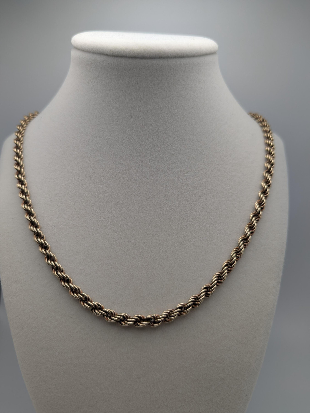 Heavy 10k Solid Gold 13gr 5mm Specialty Rope Chain 21″ Necklace