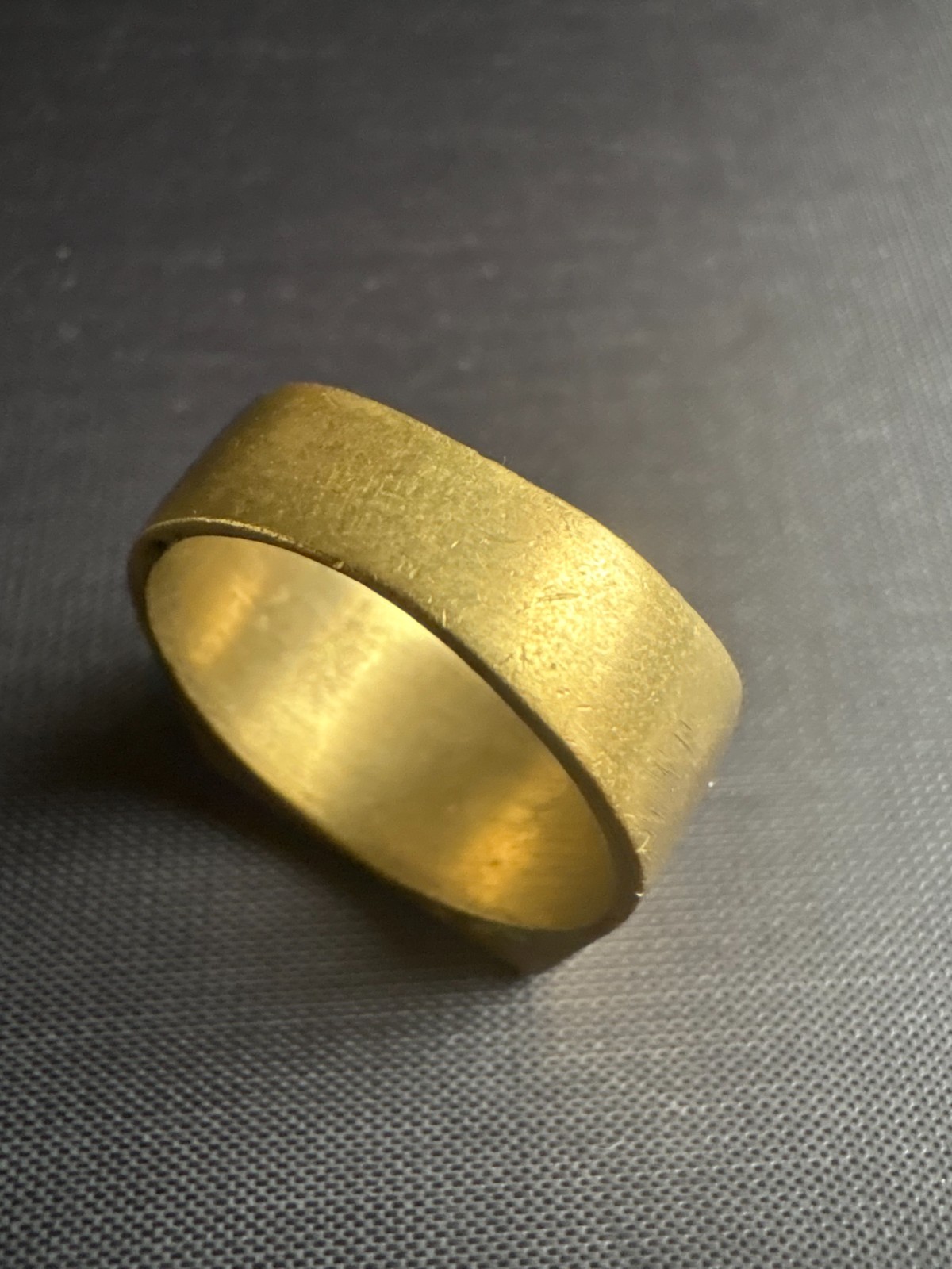 Vintage Moroccan Tuareg Brass Ring Berber Sahara Handmade Ring Size 9.5 US