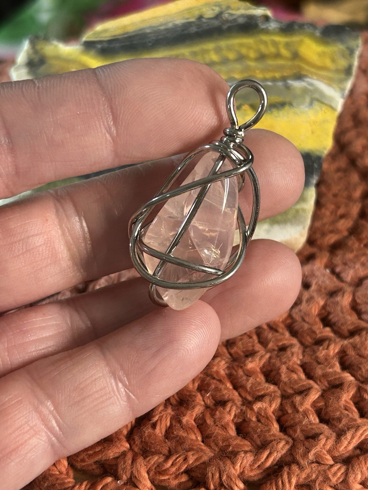 VINTAGE JEWELRY WIRE WRAPPED