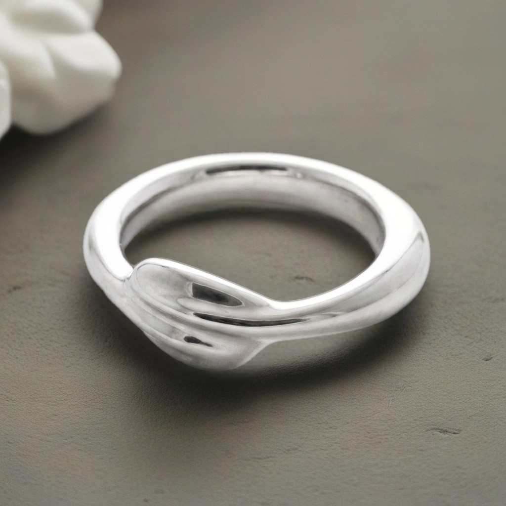 Heavy Vintage Bypass Bangle Bracelet Solid .925 Sterling Silver 2.57 oz U .925 W