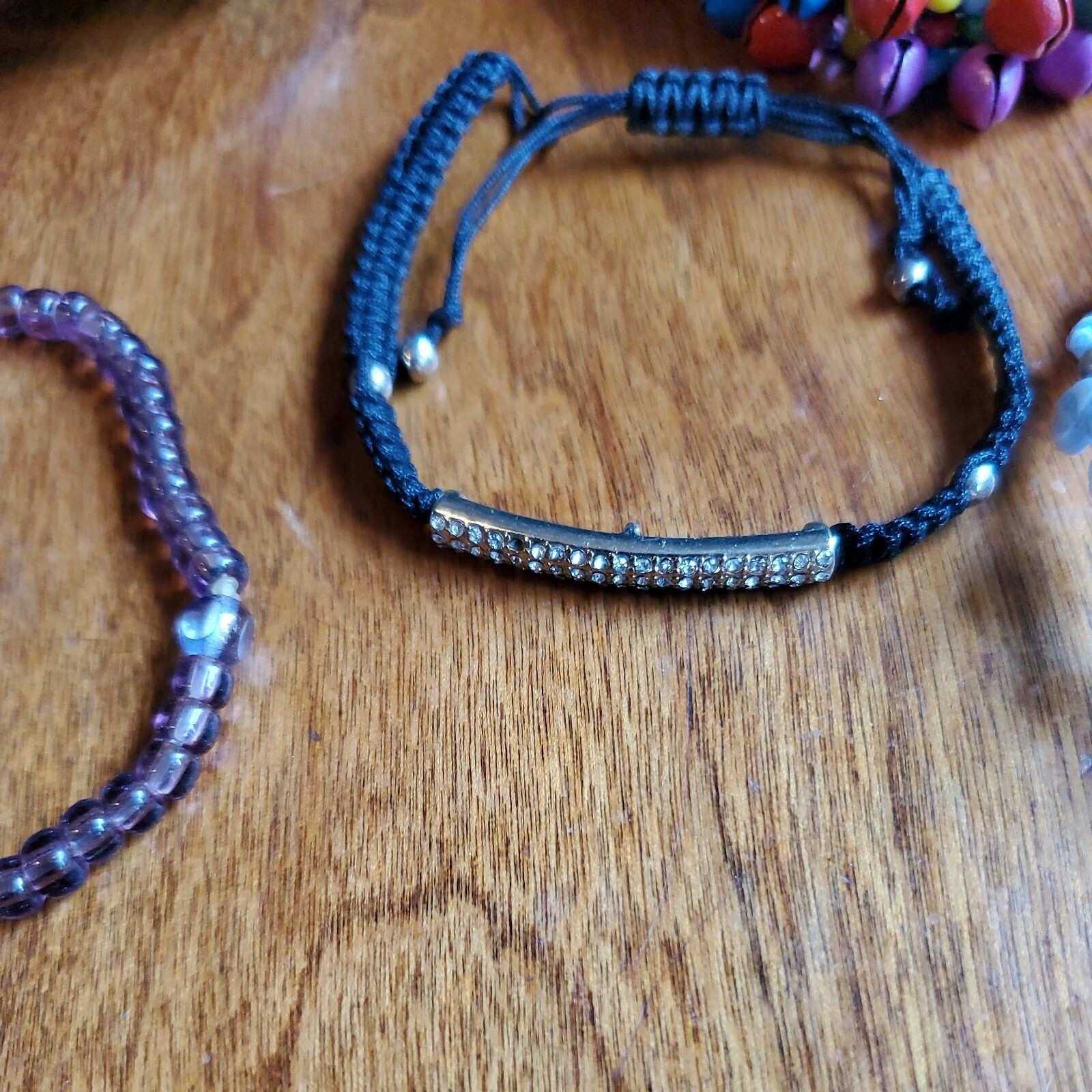 ASSORTED STYLES MULTICOLOR MULTI STRAND Mixed BEADED 9 BRACELET LOT. As is
