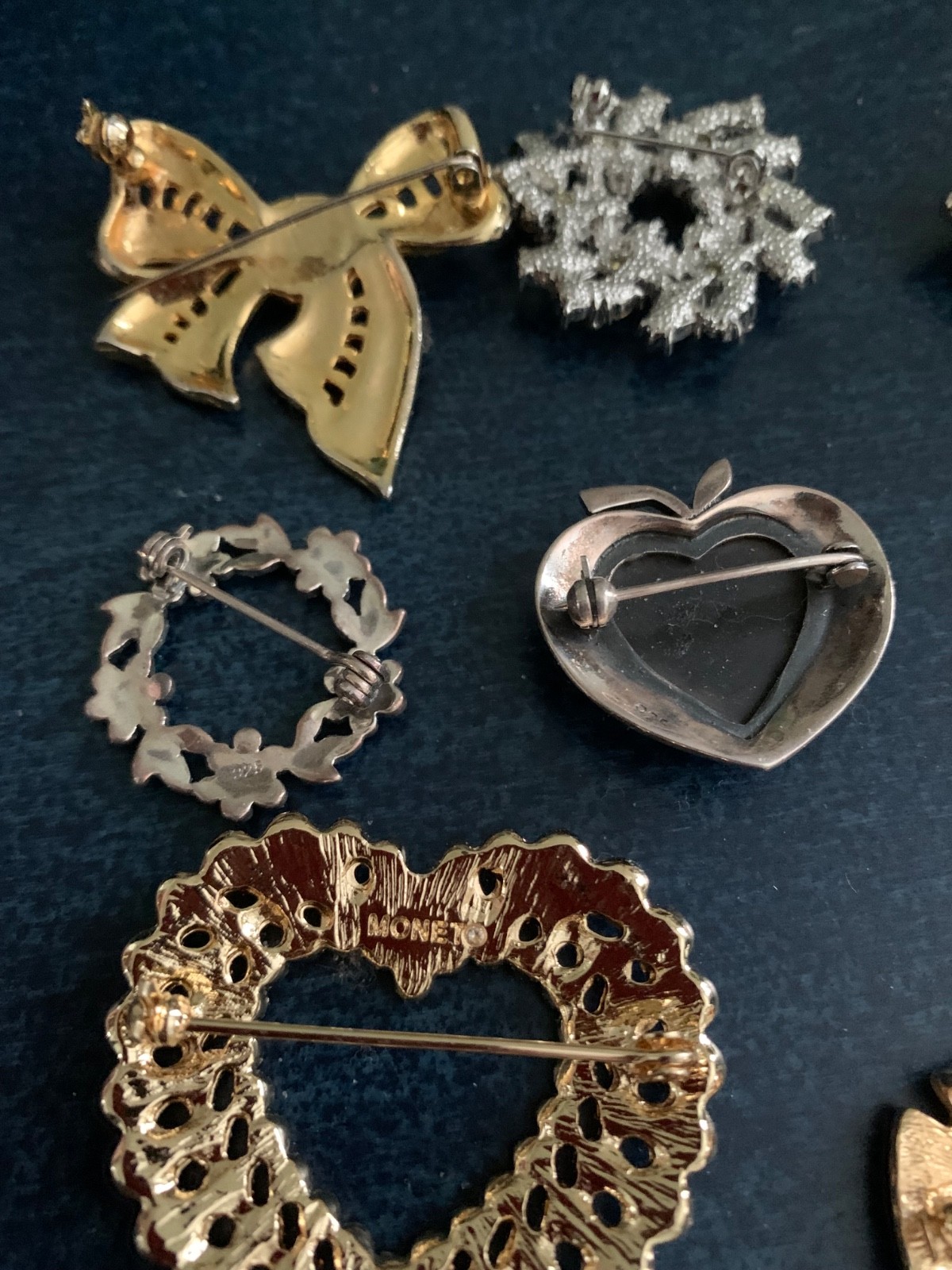 Lot 10 Assorted Pins Monet Avon