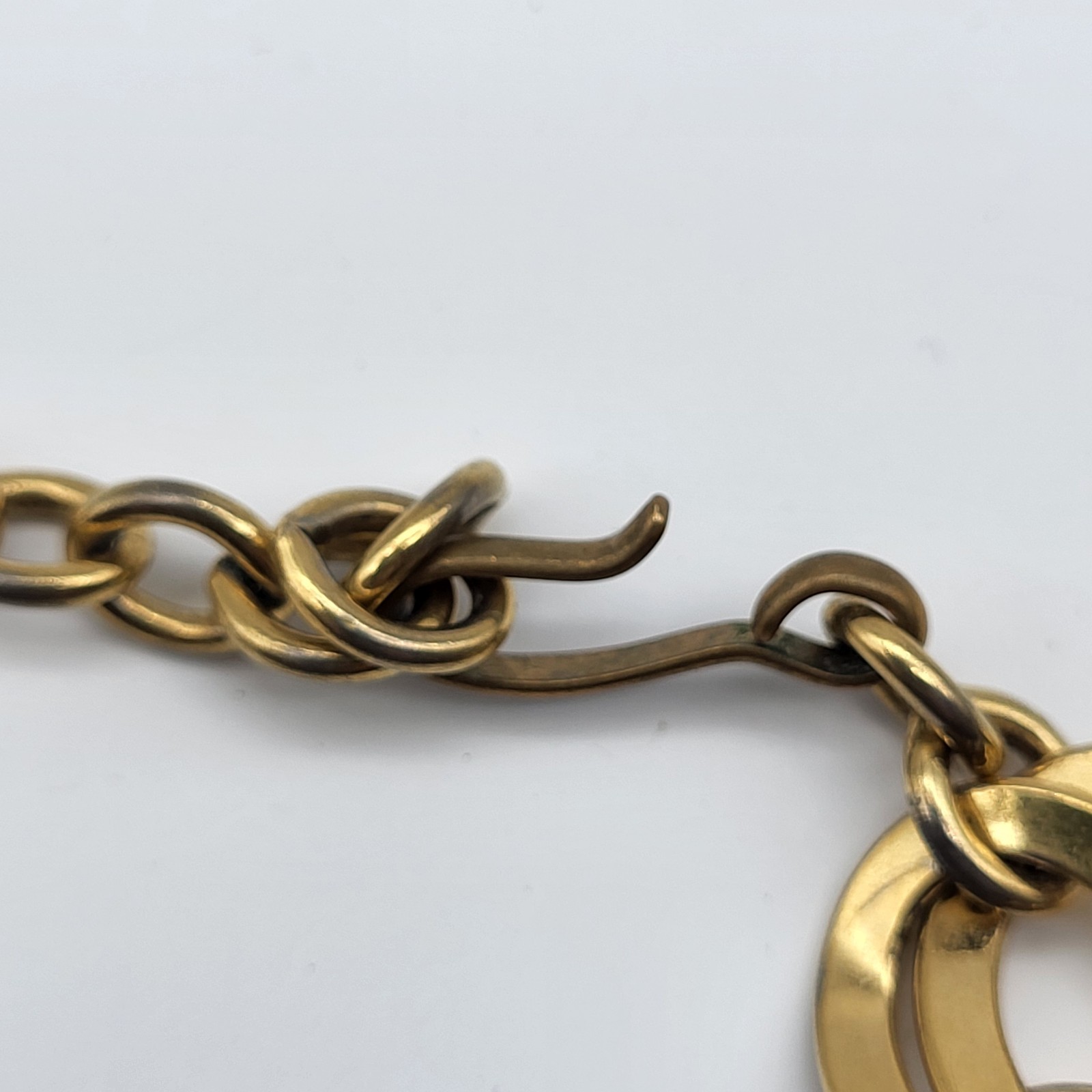 Chunky Vintage Statement Necklace Gold Plated Bling Sexy Heavy