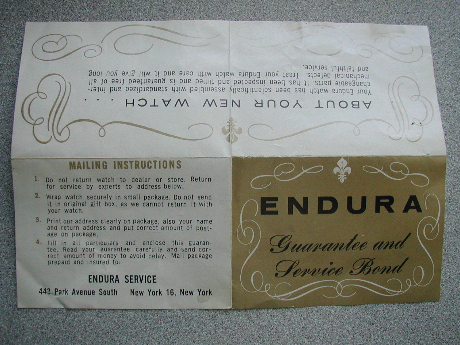 Vintage Endura Quintette Ladies Swiss Watch Set
