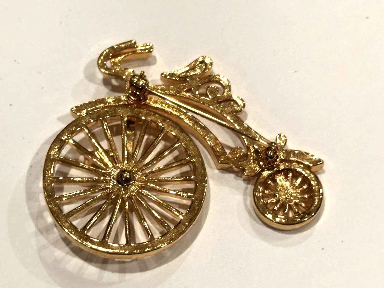 UNICYCLE SPINNER SAN FRAN TROLLEY CAR RHINESTONE UMBRELLA Vintage Brooch LOT 5