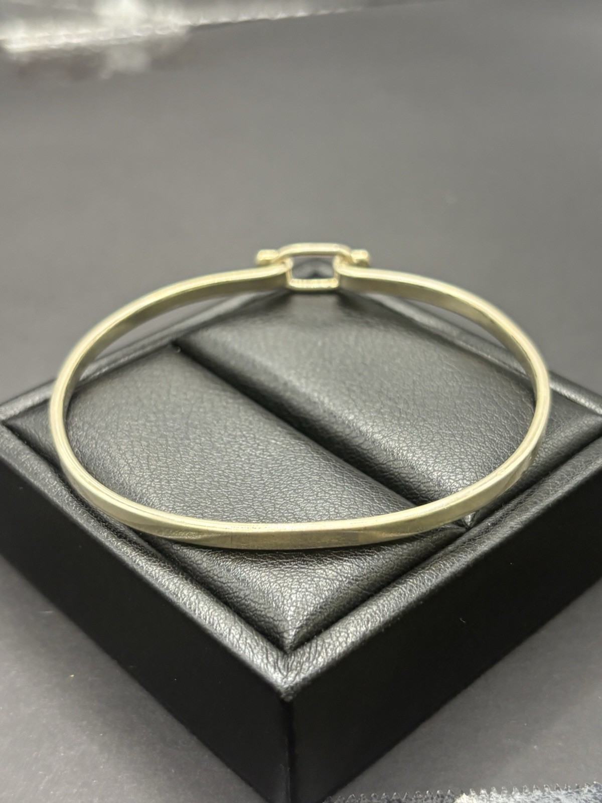 Vintage Sterling Silver Hook 7″ Clasp Bangle Bracelet 10 Grams Mexico F24