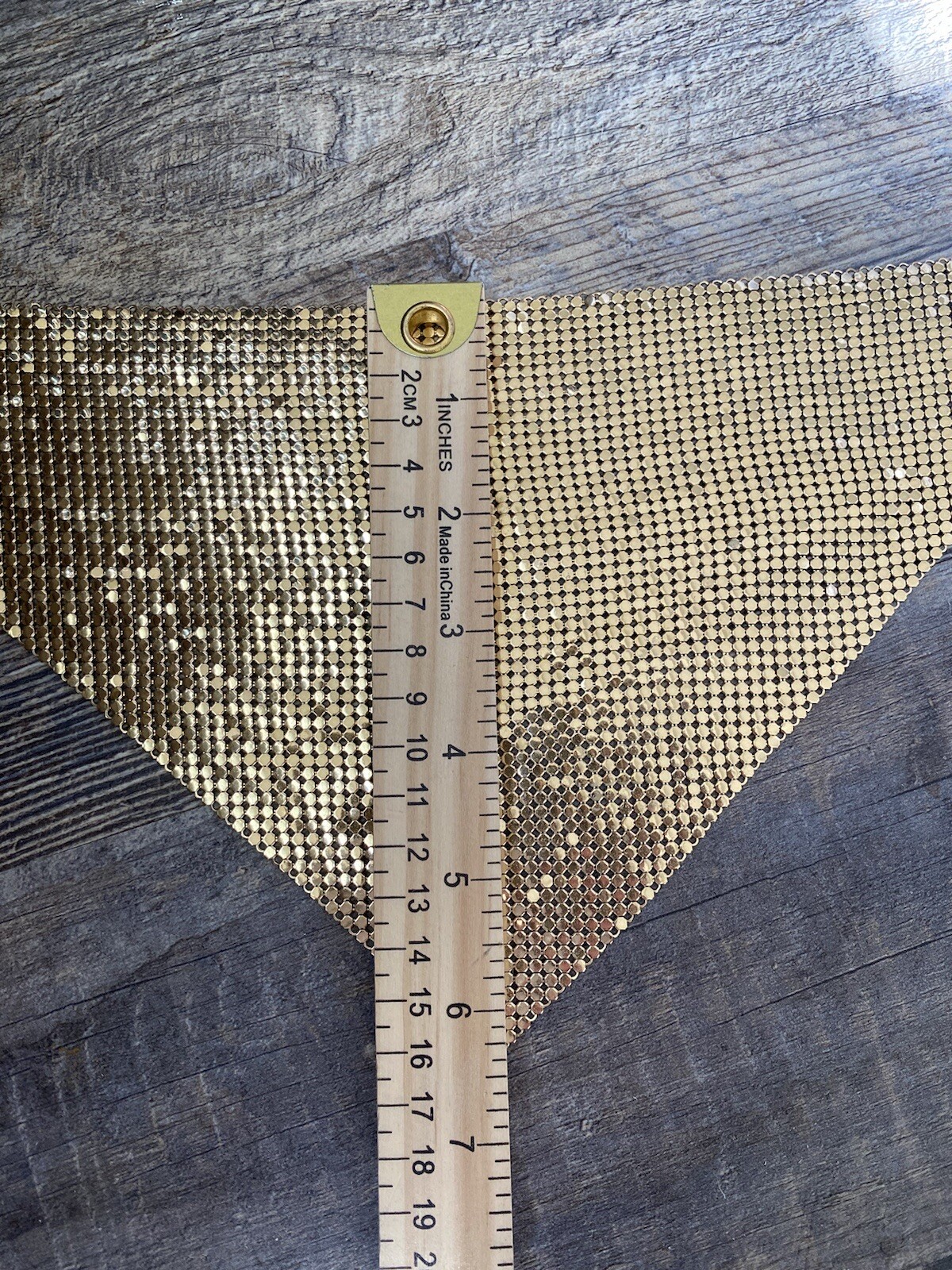Vintage WHITING & DAVIS Bag Purse Co Gold Mesh Disco Retro Necklace Video!