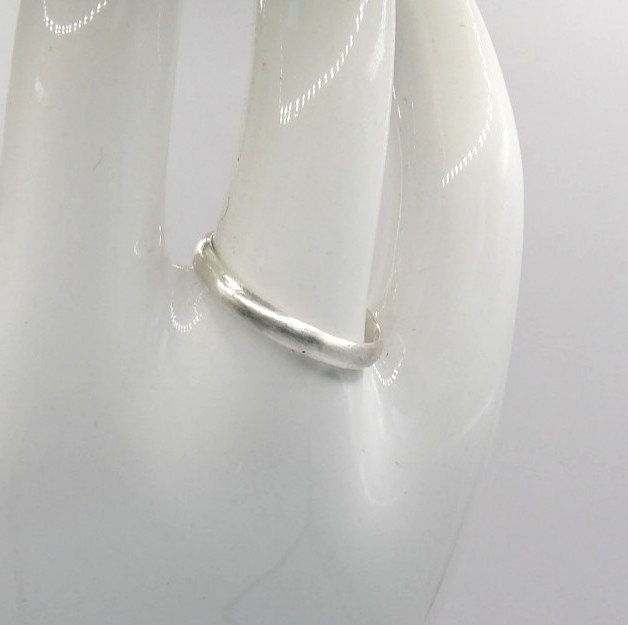 Vintage CW 925 Sterling Silver 3mm Sz 9 Unisex Wedding Band Ring