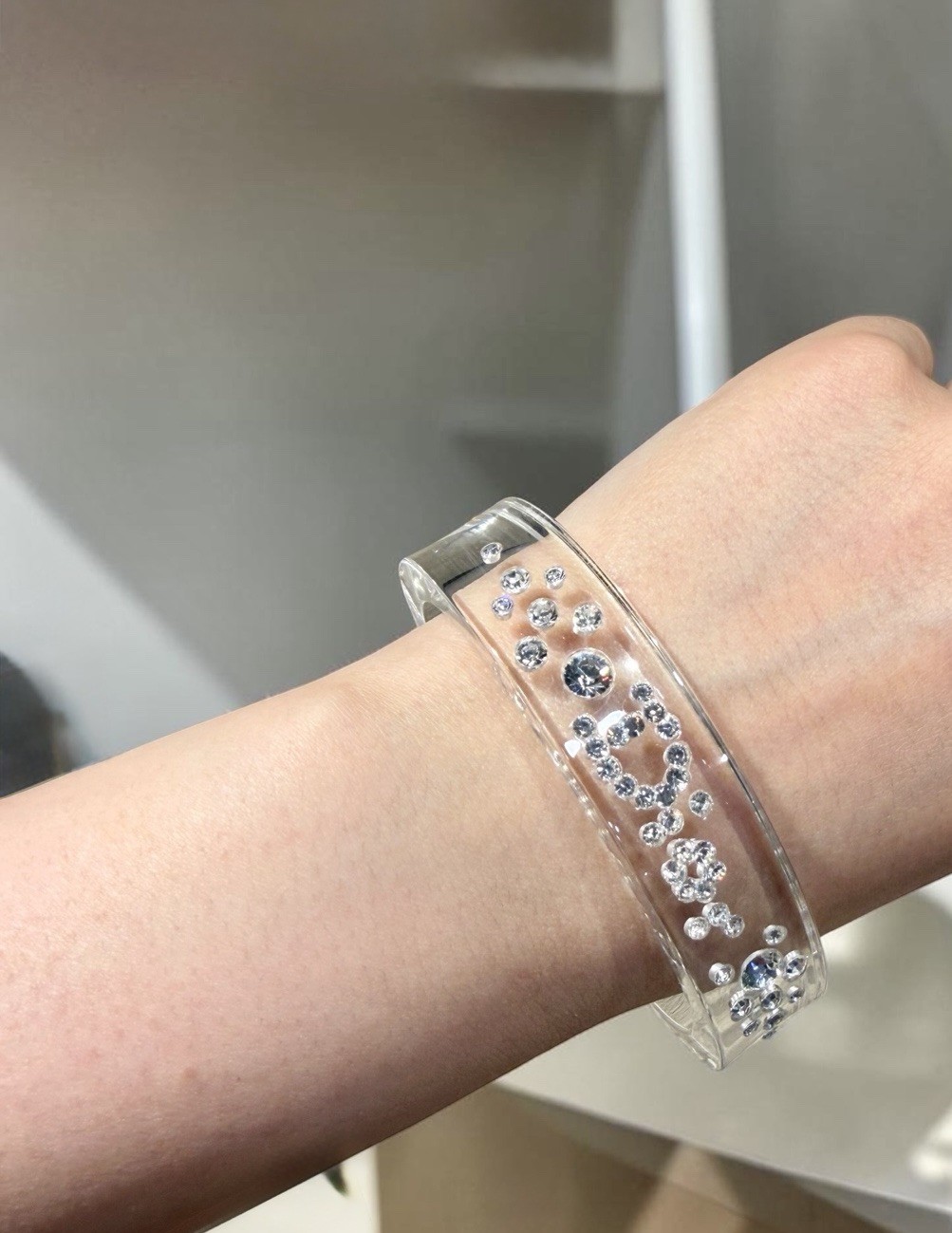 Christian Dior Rhinestone Bangle