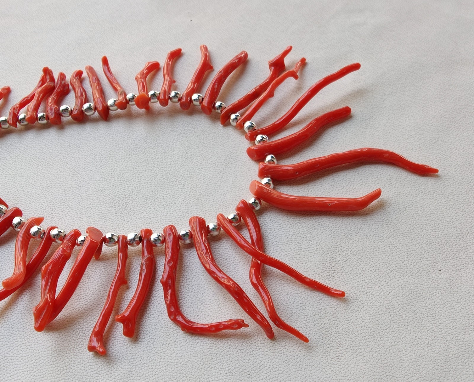 AA+ Quality 100% Natural Italian Red Coral Tube Beads: 16 Strand for Jewelry Mak