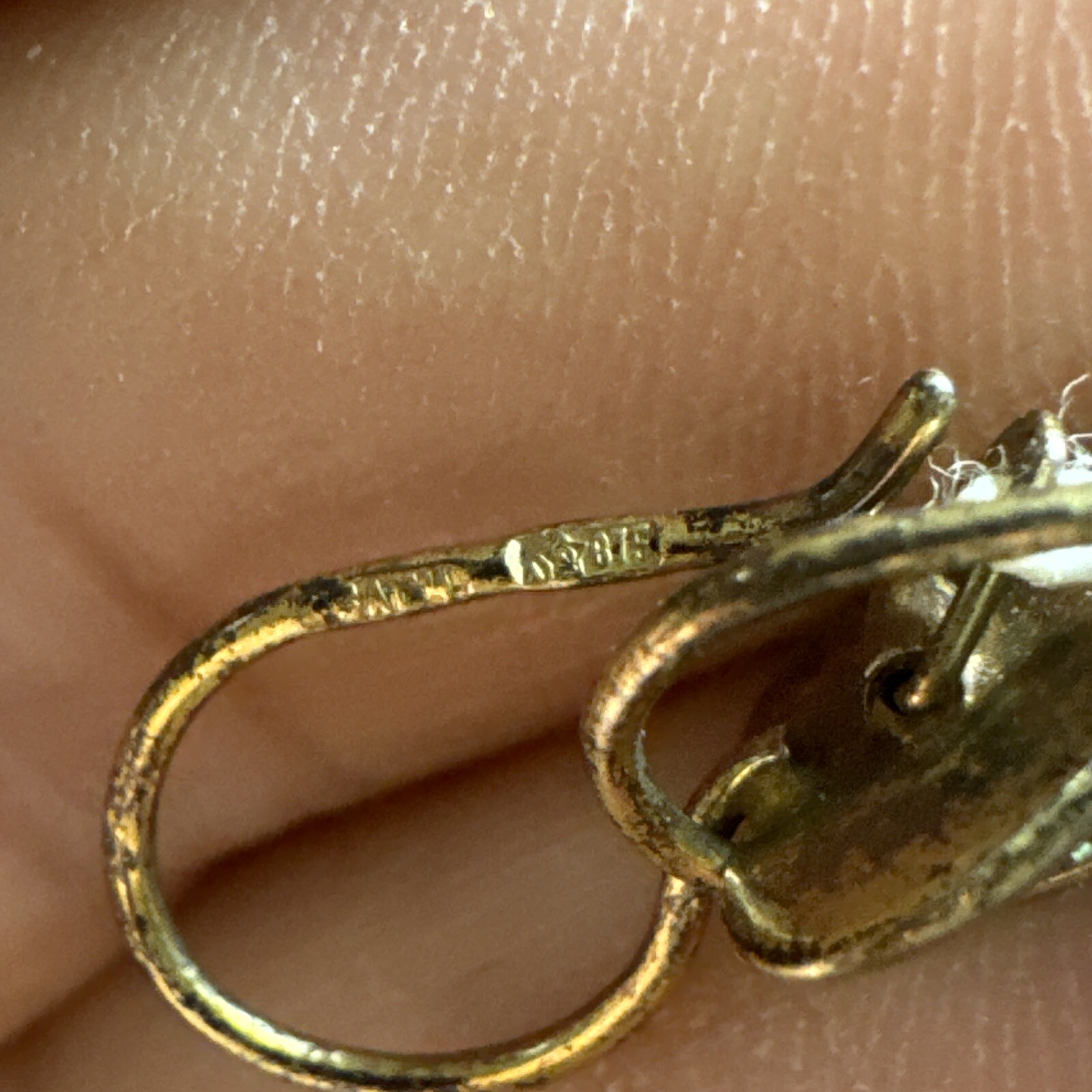 Vintage Soviet USSR silver 875 Gold plated ring Floral Earrings Set 80’s Kubachi