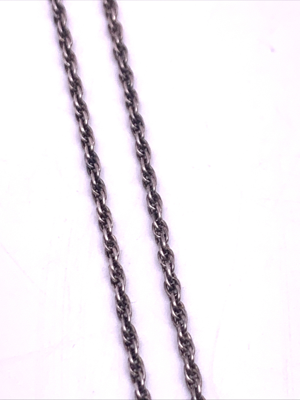 VTG 925 Sterling Silver Crucifix Necklace Italy Jesus Cross Pendant 6.7g