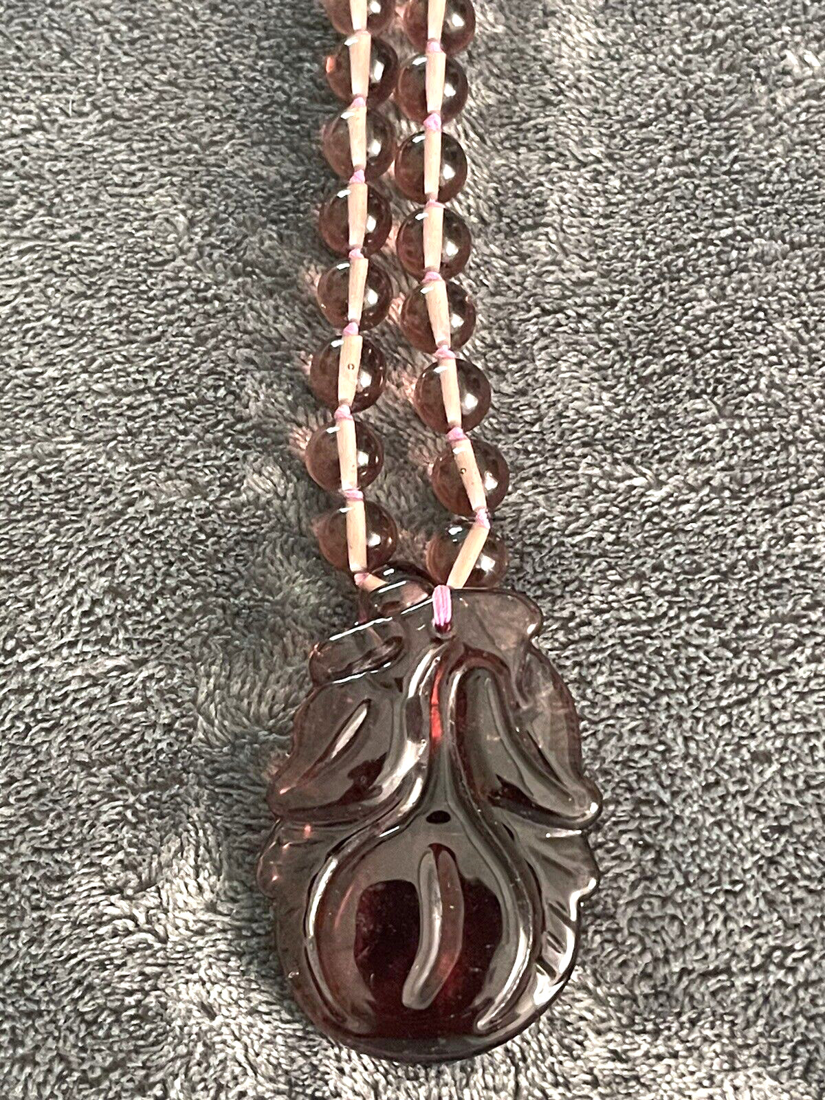 Marilynn Alsdorf Collection 24″ Amethyst Necklace and Pendant Sotheby’s Auction