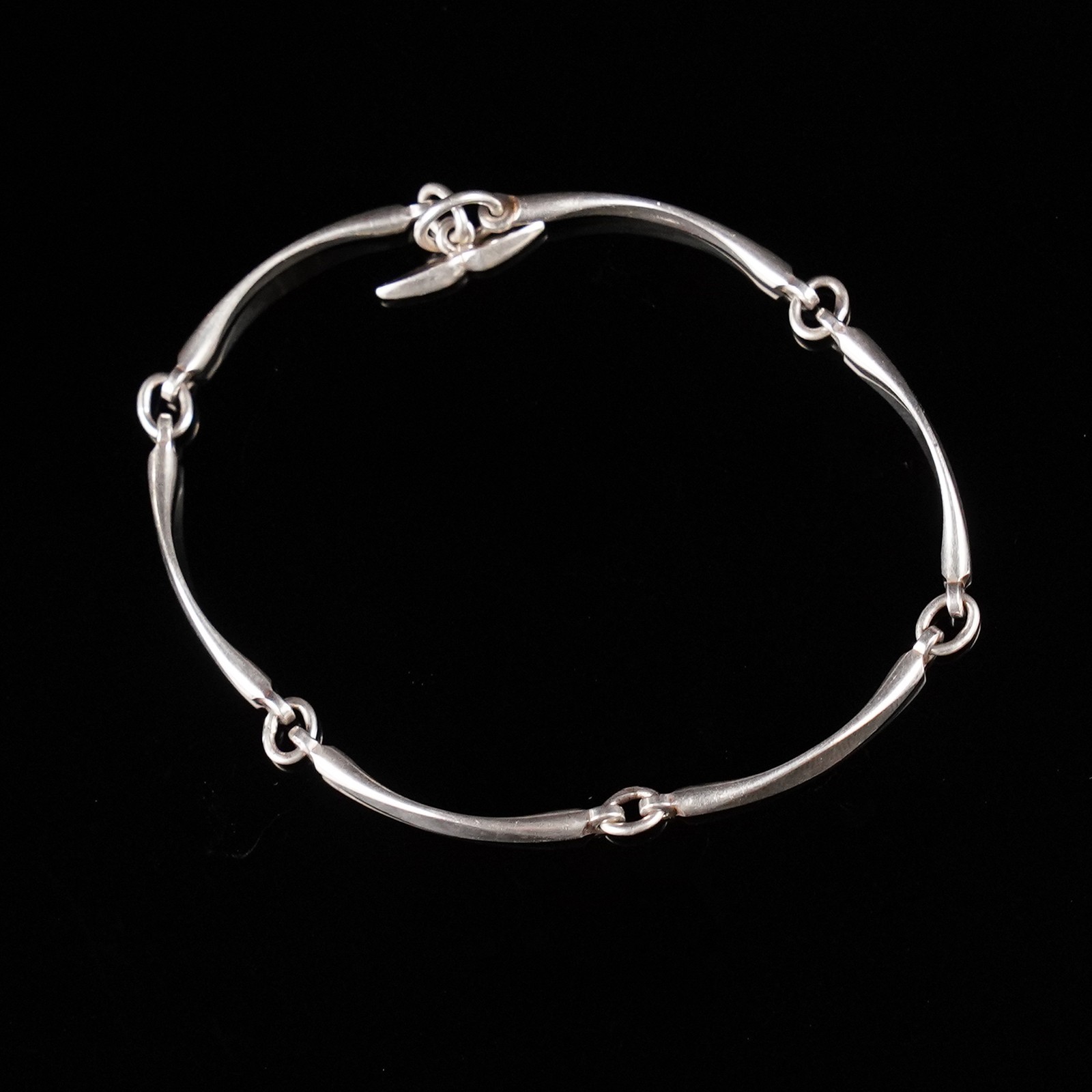 N.E. From Scandinavian Sterling Silver Modernist Bracelet Denmark