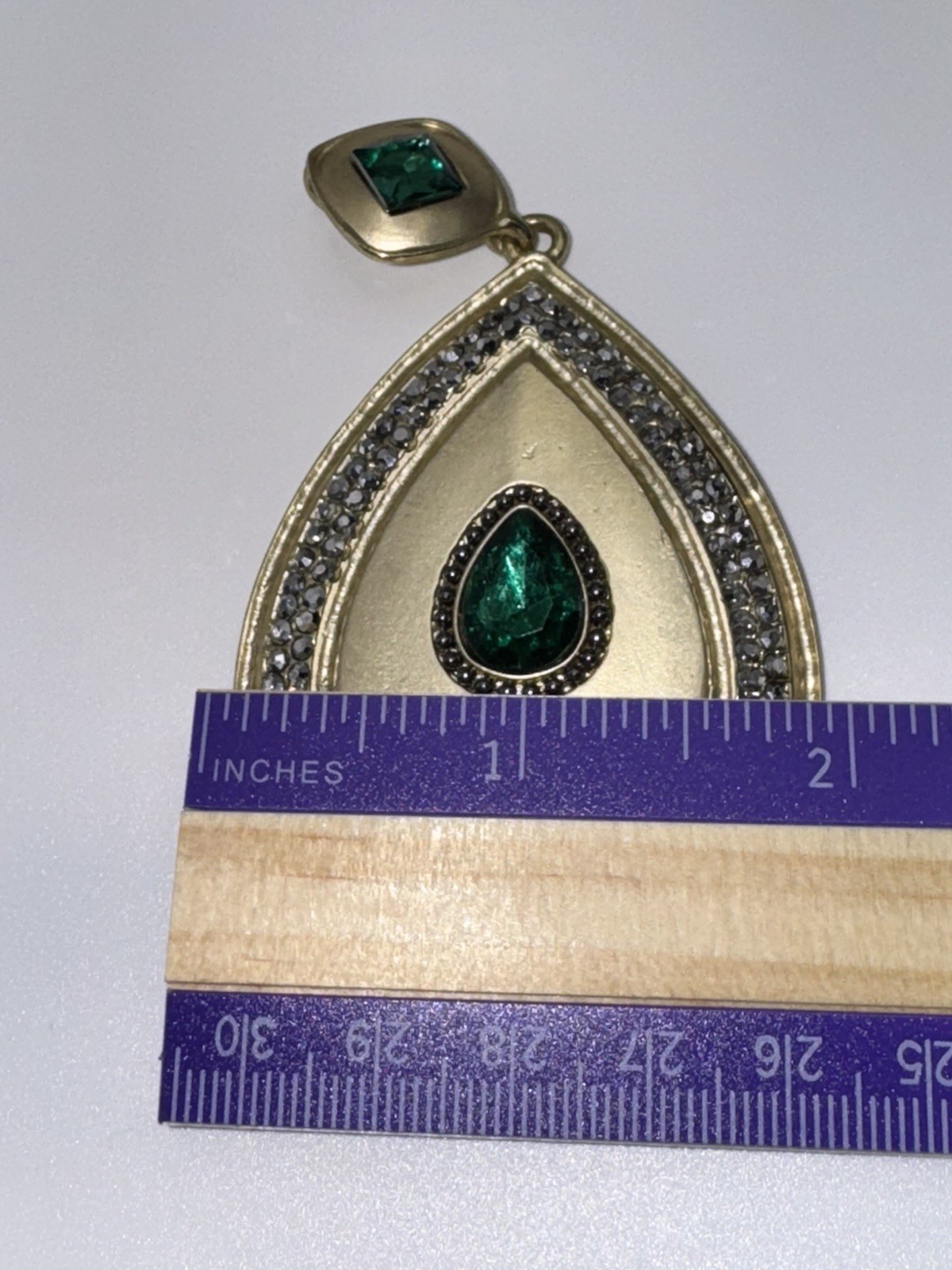 Vintage Emerald Green Glass Bead Wire Wrap Bracelet Earrings Pendant Set