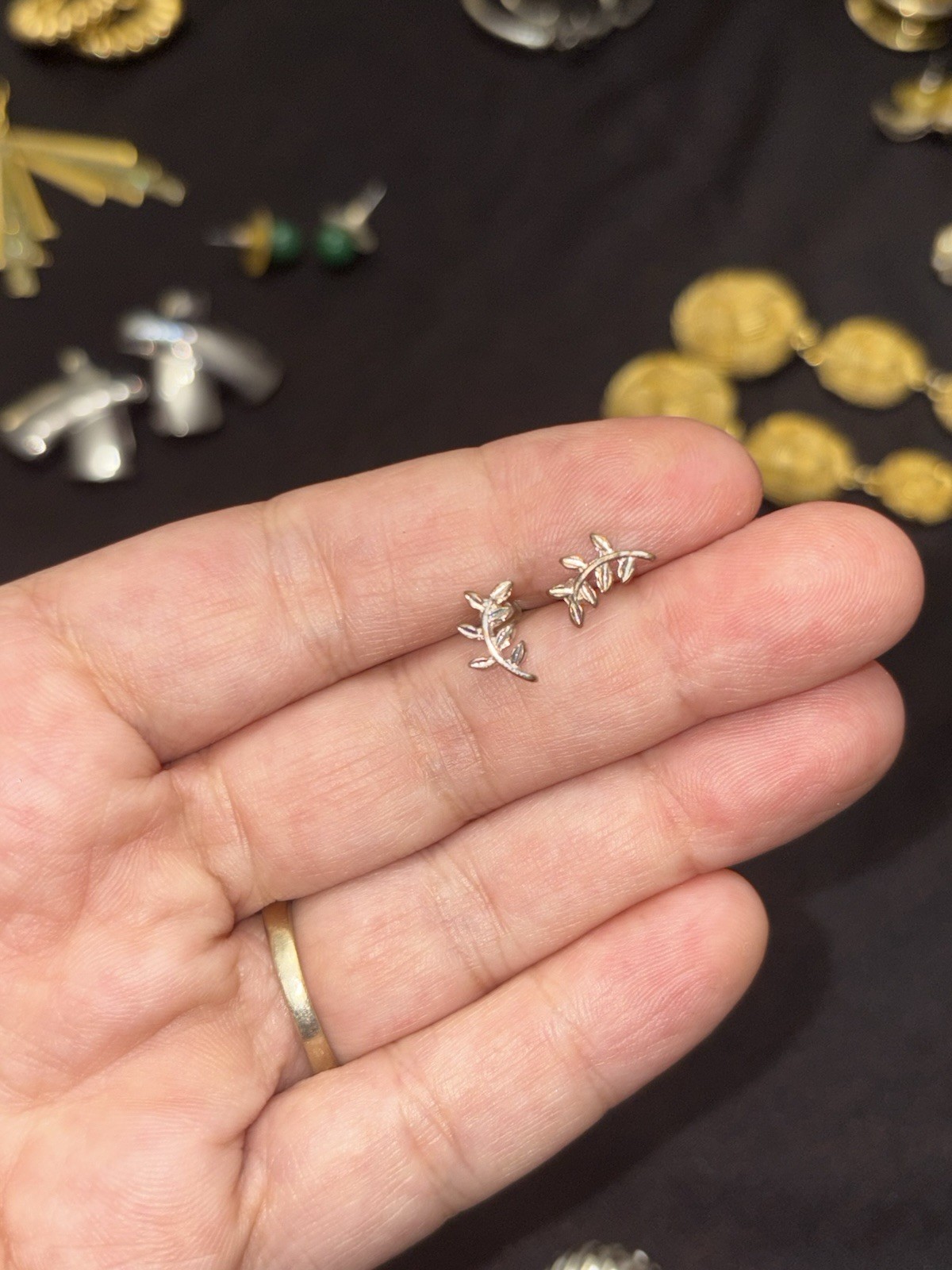 Vintage Mixed Lot Earrings 60s-80s theme costume jewelry