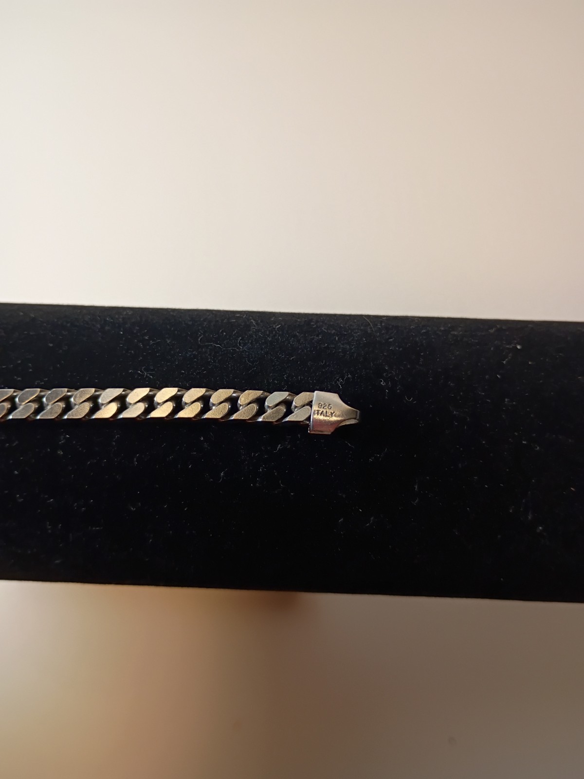 🔥925 Sterling Silver Curb Link Bracelet Italy 8.5 In 16 Gms NEW Condition 🔥